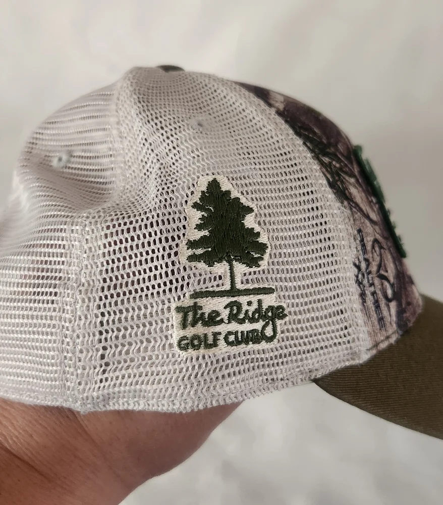 Black Clover X Real Tree Xtra Open Season Camouflage Snapback Cap The Ridge Golf - Picture 10 of 10